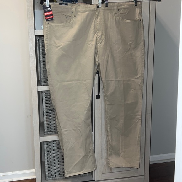 Chaps Pants Item 51 Nwt Chaps Khaki Pants 5x34 Straight Fit Poshmark